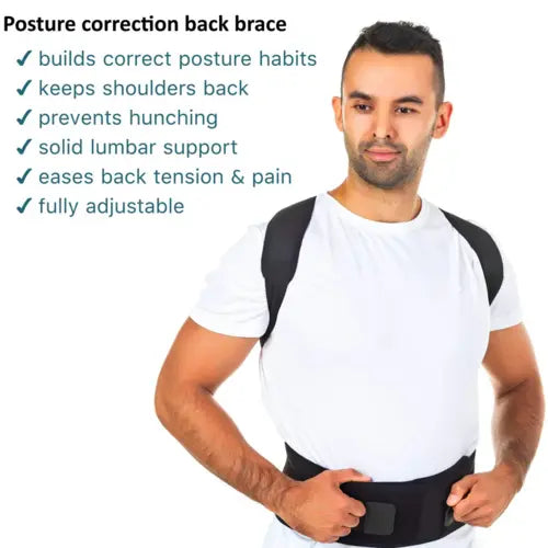 Posture Corrector Support Magnetic Back Shoulder Brace Belt Band For Soin de la Peau et des Cheveux/Vêtements adultes et enfants/pièces et accessoire Froid et Climatisation