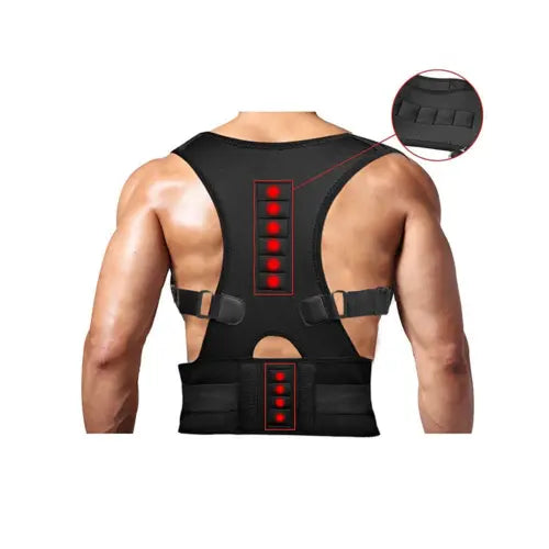Posture Corrector Support Magnetic Back Shoulder Brace Belt Band For Soin de la Peau et des Cheveux/Vêtements adultes et enfants/pièces et accessoire Froid et Climatisation