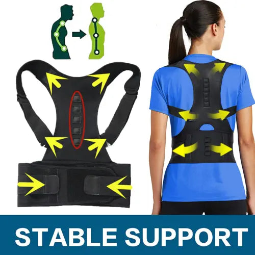 Posture Corrector Support Magnetic Back Shoulder Brace Belt Band For Soin de la Peau et des Cheveux/Vêtements adultes et enfants/pièces et accessoire Froid et Climatisation