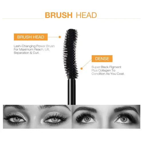 O.TWO.O 3D Fiber Lashes Thick Lengthening Mascara Long Black Lash Soin de la Peau et des Cheveux/Vêtements adultes et enfants/pièces et accessoire Froid et Climatisation