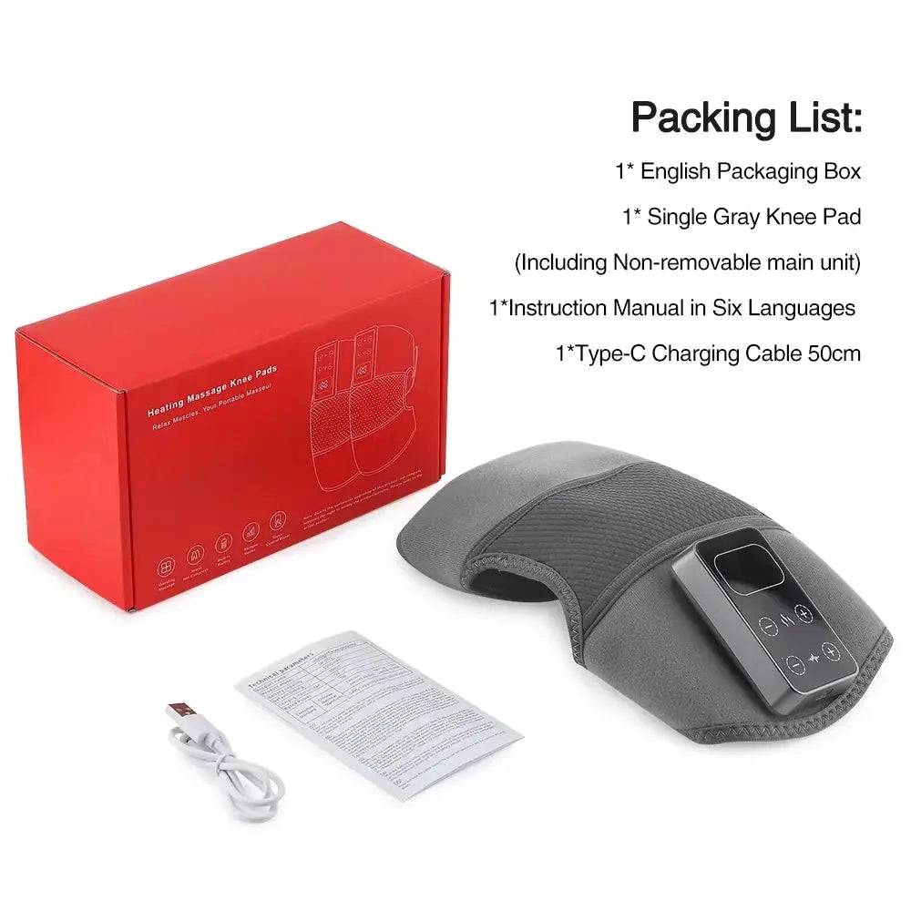 Masseur électrique pour genoux, 3 vibrations, 5 niveaux, compresse chaude, massage des épaules et des coudes, support pour genou, protection des genoux, soins de santé Soin de la Peau et des Cheveux/Vêtements adultes et enfants/pièces et accessoire Froid et Climatisation